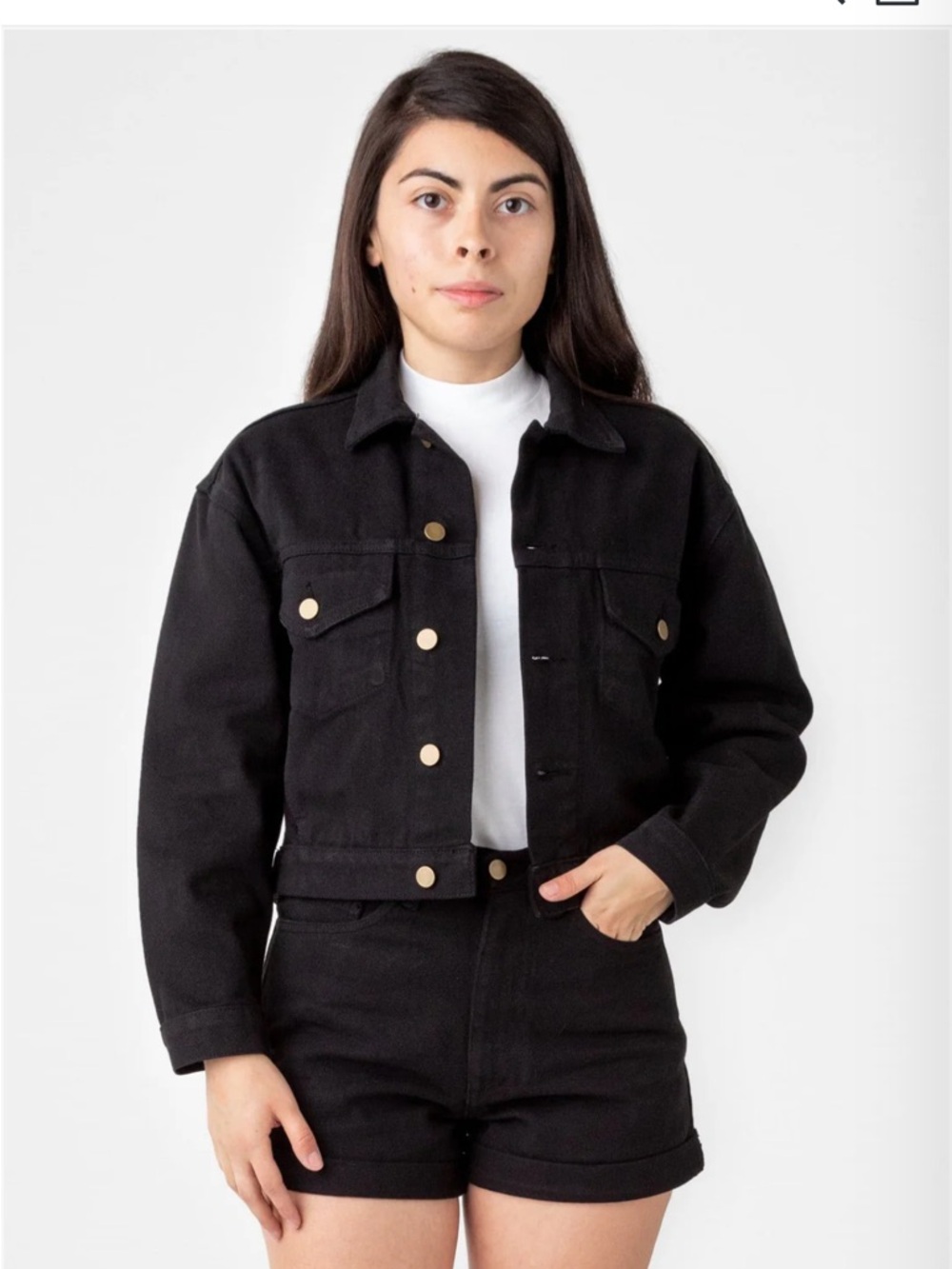 perfect black denim jacket